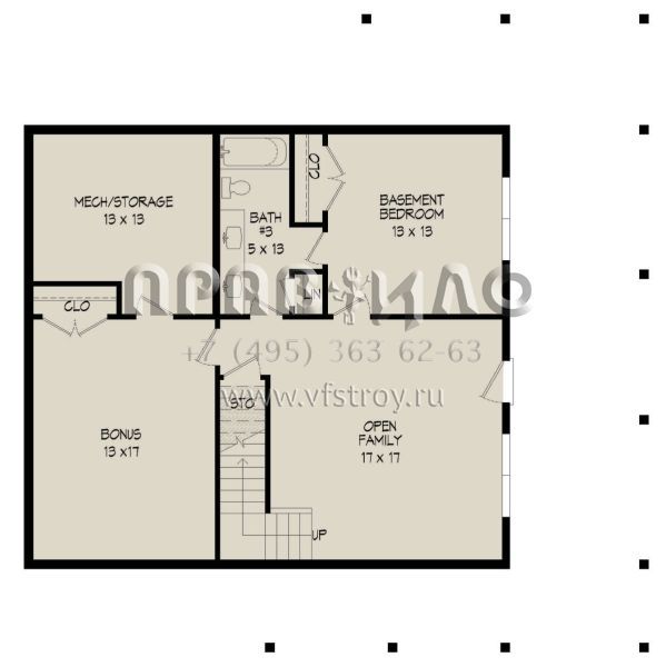 Проект двухэтажного дома без гаража в стиле Шале S5-150 (940-00429)
