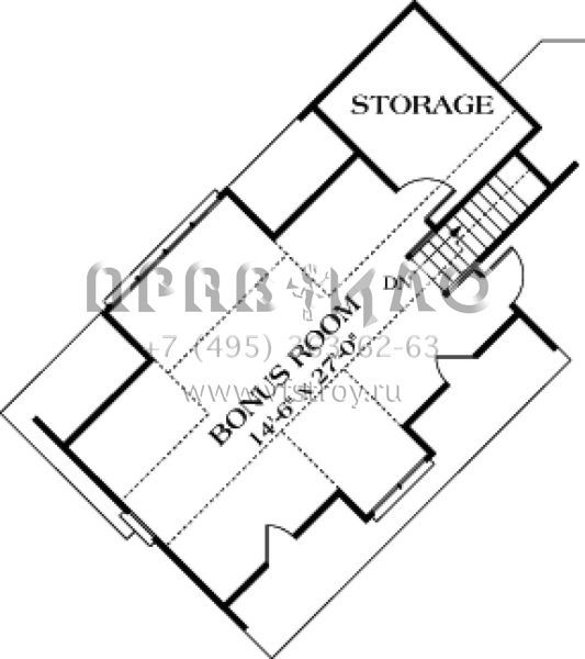 Проект одноэтажного дома с гаражом на две машины в современном стиле S5-328 (3323-00332)
