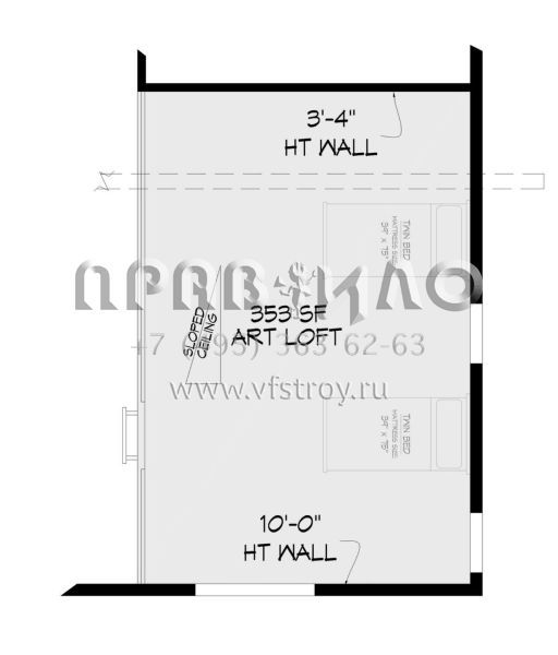 Проект двухэтажного дома с гаражом на две машины в современном стиле S5-214 (940-00583)