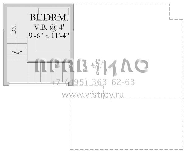 Проект одноэтажного дома без гаража в современном стиле S5-40 (6422-00090)