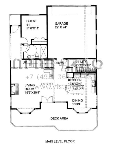 Проект двухэтажного дома с гаражом на две машины в американском стиле S5-336 (039-00620)