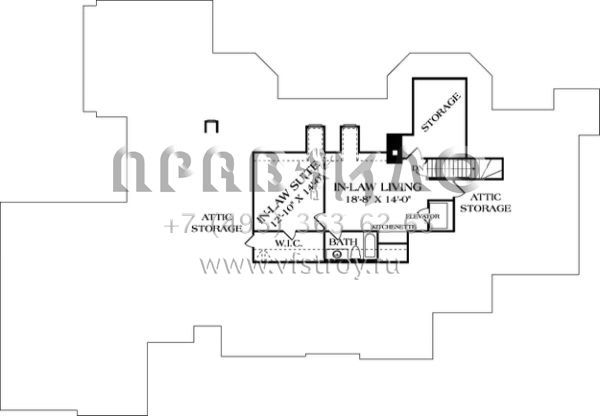 Проект трехэтажного дома с гаражом на три и более машин в современном стиле S5-633 (3323-00537)