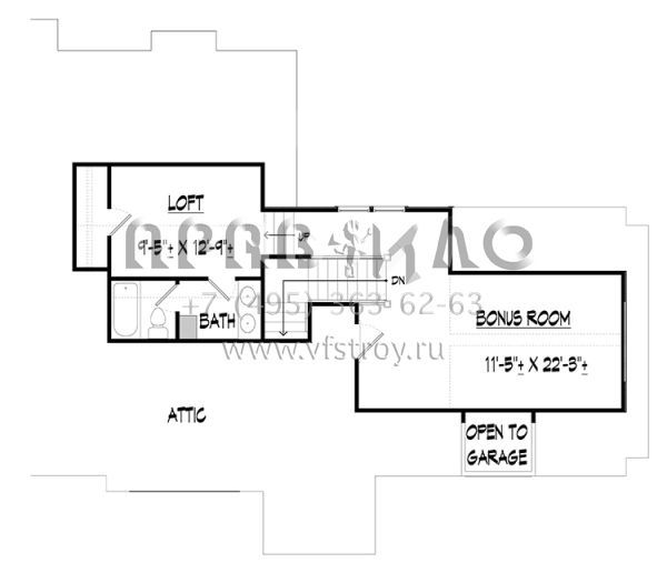 Проект двухэтажного дома с гаражом на две машины в современном стиле S5-265 (6082-00114)