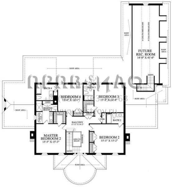 Проект двухэтажного дома с гаражом на две машины в современном стиле S5-435 (7922-00039)