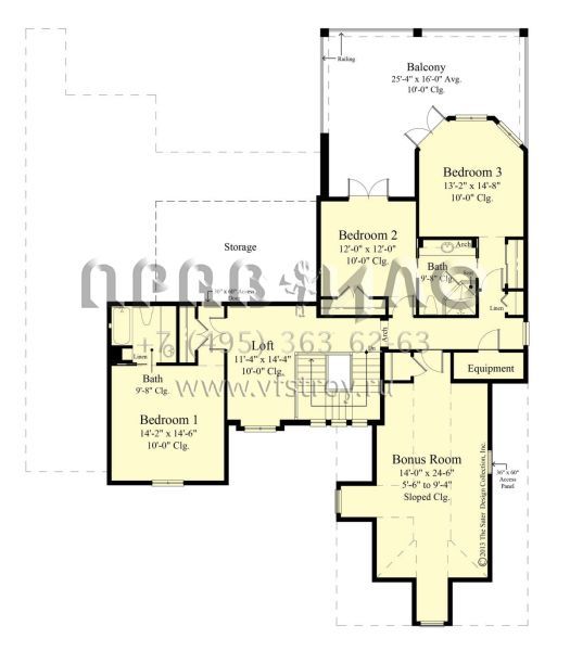 Проект двухэтажного дома с гаражом на две машины в прибрежном стиле S5-329 (8436-00006)