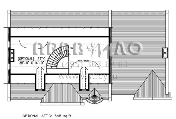 Проект двухэтажного дома с гаражом на две машины в английском стиле S5-256 (1785-00121)