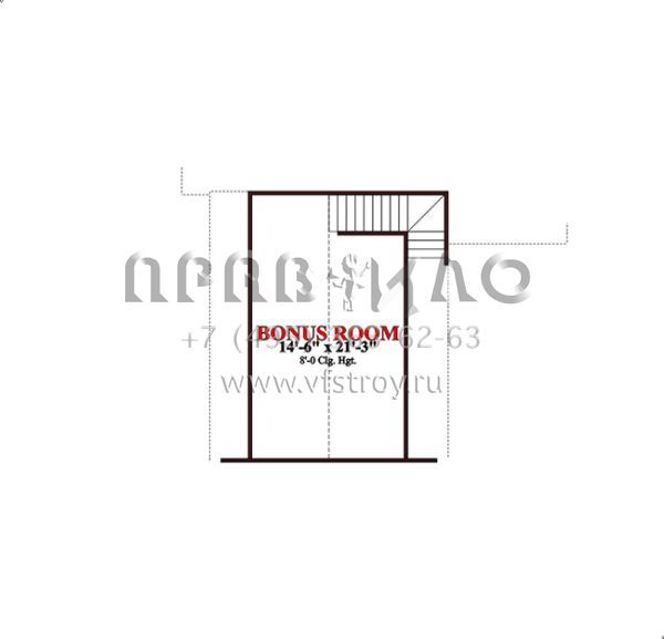 Проект одноэтажного дома с гаражом на две машины в стиле Ранчо S5-183 (1070-00021)