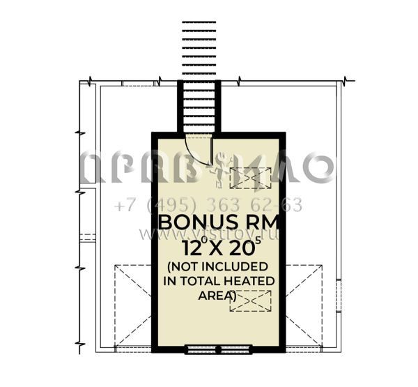 Проект одноэтажного дома с гаражом на две машины в современном стиле S5-166 (2464-00015)