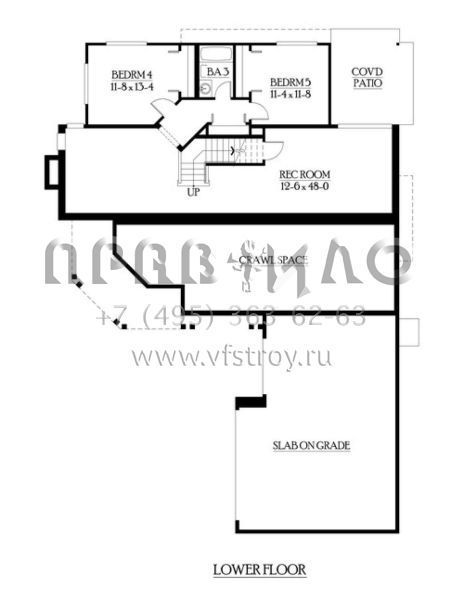 Проект двухэтажного дома с гаражом на три и более машин в скандинавском стиле S5-430 (341-00235)