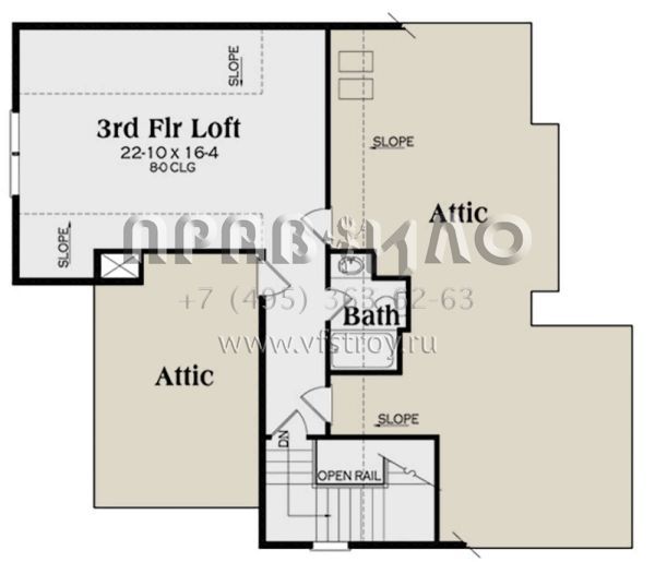 Проект двухэтажного дома с гаражом на три и более машин в американском стиле S5-396 (009-00222)