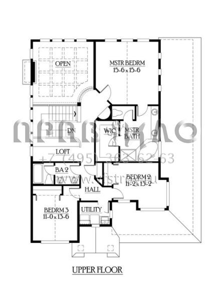 Проект двухэтажного дома с гаражом на три и более машин в скандинавском стиле S5-299 (341-00201)