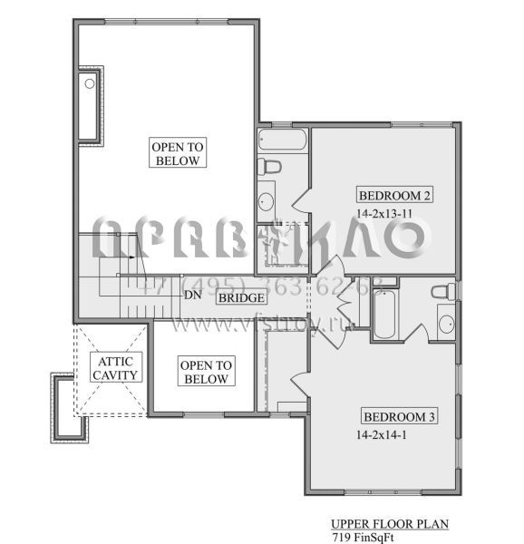 Проект особняка на склоне с цокольным этажом, вторым светом и гаражом на четыре машины  S5-275 (5631-00217)