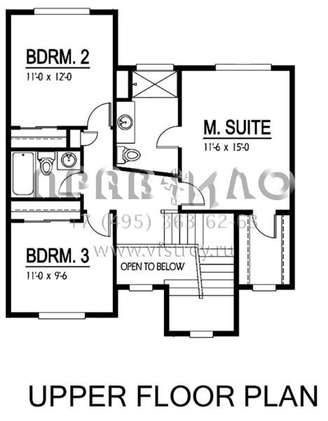 Проект двухэтажного дома с гаражом на две машины в современном стиле S5-151 (9488-00008)
