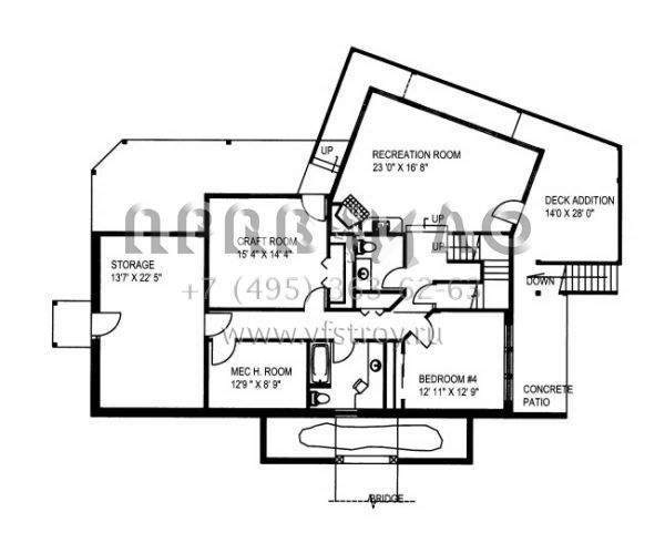 Проект двухэтажного дома без гаража в американском стиле S5-433 (039-00526)