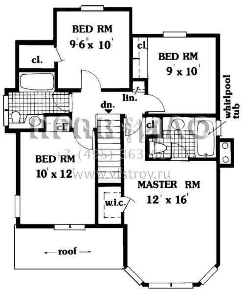 Проект двухэтажного дома с гаражом на две машины в английском стиле S5-146 (033-00035)