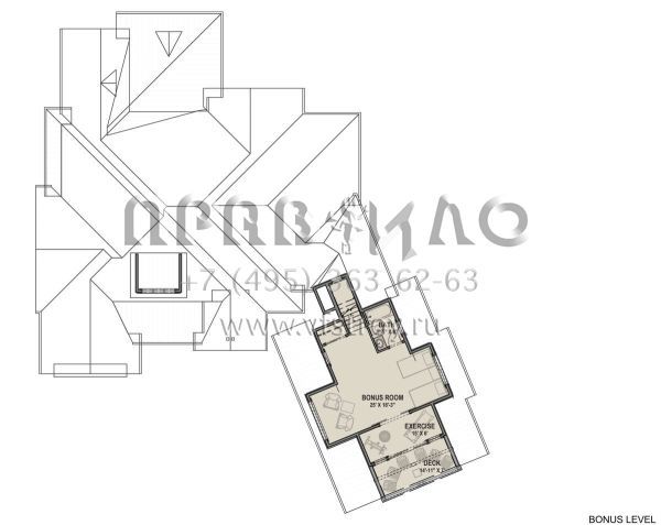 Проект одноэтажного дома с гаражом на три и более машин в скандинавском стиле S5-361 (425-00001)