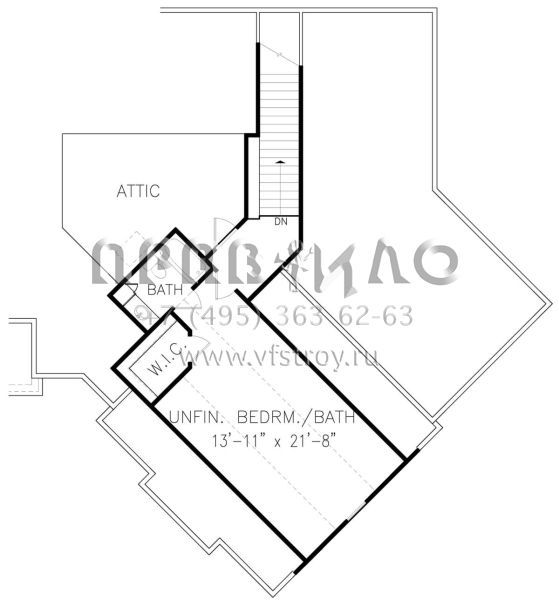 Проект одноэтажного дома с гаражом на две машины в стиле Ранчо S5-261 (699-00128)