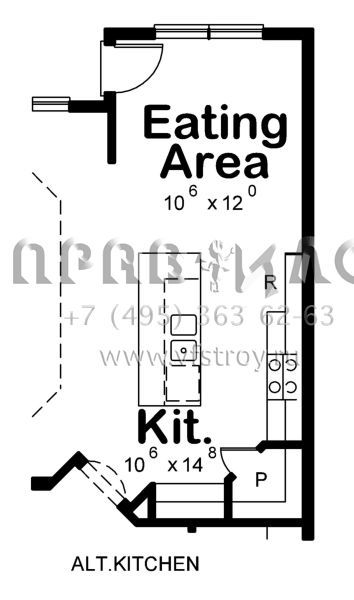 Проект одноэтажного дома с гаражом на две машины в американском стиле S5-174 (402-01595)
