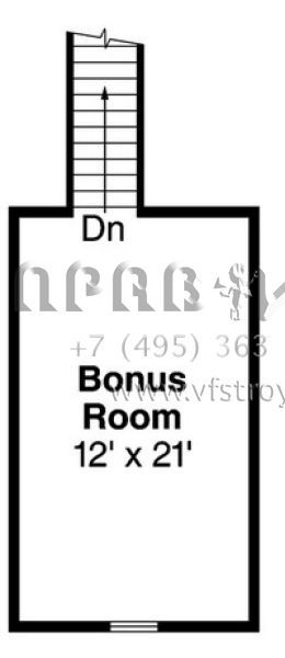 Проект одноэтажного дома с гаражом на две машины в стиле Ранчо S5-212 (035-00596)