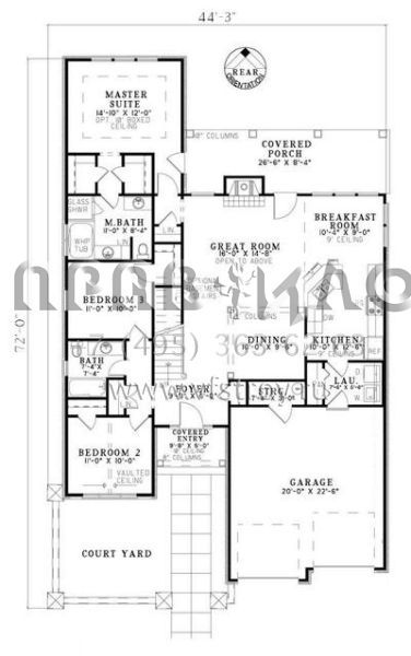 Проект двухэтажного дома с гаражом на две машины в английском стиле S5-174 (110-00769)
