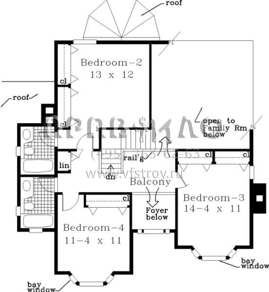 Проект двухэтажного дома с гаражом на две машины в стиле Особняк S5-216 (033-00033)