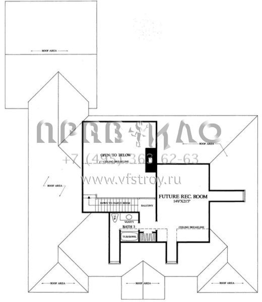 Проект одноэтажного дома с гаражом на две машины в стиле Ранчо S5-267 (7922-00138)