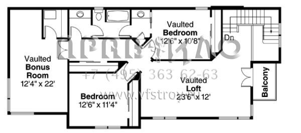 Проект двухэтажного дома с гаражом на две машины в современном стиле S5-175 (035-00630)