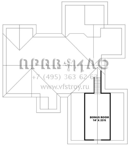 Проект одноэтажного дома с гаражом на две машины в стиле Шале S5-405 (039-00693)