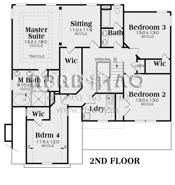 Проект двухэтажного дома с гаражом на две машины в американском стиле S5-268 (009-00282)