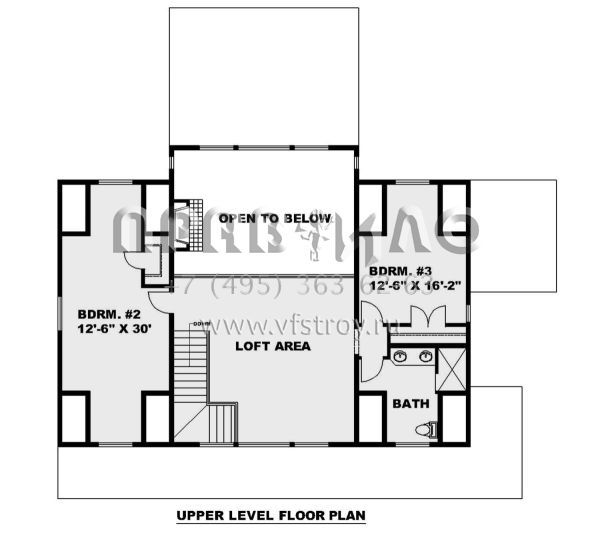 Проект двухэтажного дома без гаража в американском стиле S5-243 (039-00722)