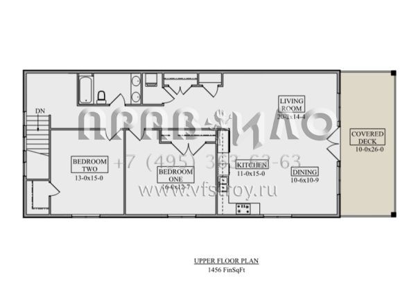 Проект двухэтажного дома с гаражом на три и более машин в американском стиле S5-187 (5631-00182)