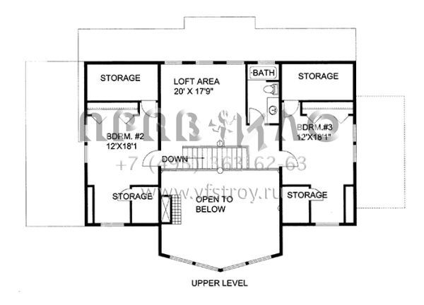 Проект двухэтажного дома с гаражом на две машины в скандинавском стиле S5-226 (039-00619)
