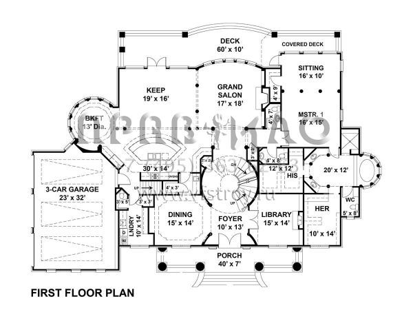 Проект двухэтажного дома с гаражом на три и более машин в классическом стиле S5-529 (4195-00016)