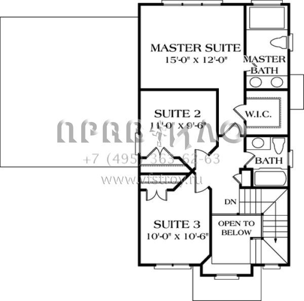 Проект двухэтажного дома с гаражом на две машины в современном стиле S5-145 (3323-00025)