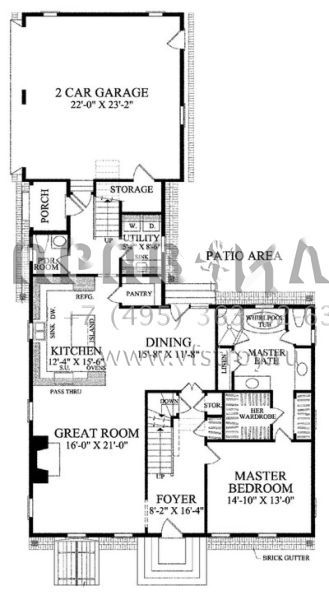 Проект двухэтажного дома с гаражом на две машины в современном стиле S5-204 (7922-00164)