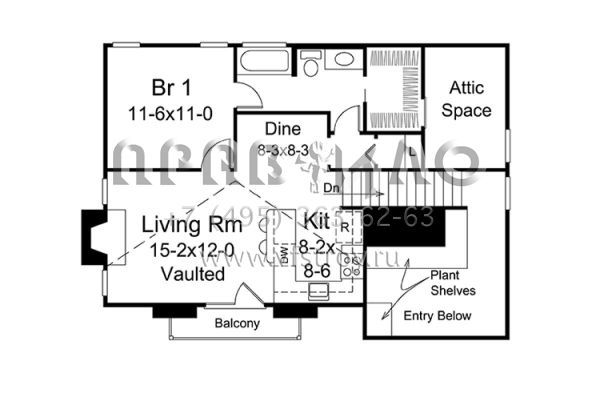 Проект двухэтажного дома с гаражом на две машины в современном стиле S5-96 (5633-00312)