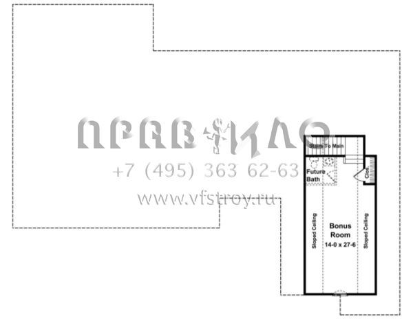 Проект одноэтажного дома с гаражом на две машины в стиле Ранчо S5-206 (348-00134)