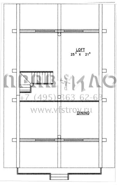 Проект двухэтажного дома без гаража в современном стиле S5-136 (039-00060)