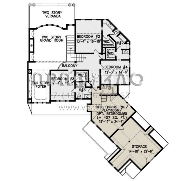 Проект двухэтажного дома с гаражом на три и более машин в современном стиле S5-447 (699-00141)