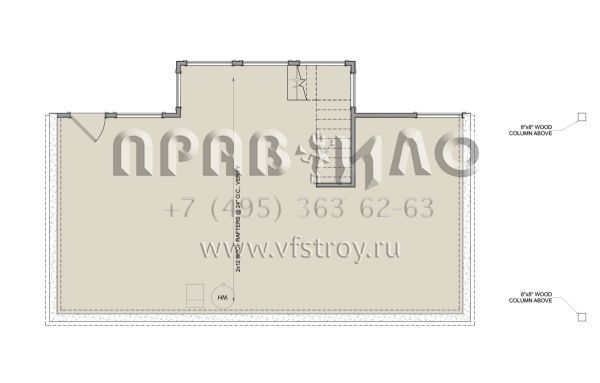Проект одноэтажного дома без гаража в стиле Ранчо S5-67 (1462-00016)