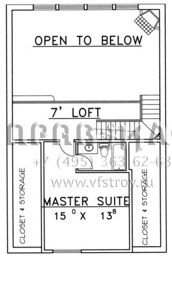 Проект трехэтажного дома без гаража в стиле Ранчо S5-276 (039-00108)