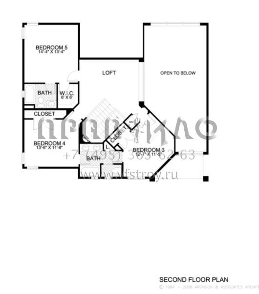 Проект двухэтажного дома с гаражом на три и более машин в прибрежном стиле S5-331 (168-00042)