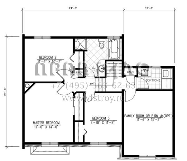 Проект двухэтажного дома с гаражом на одну машину в английском стиле S5-116 (1785-00193)