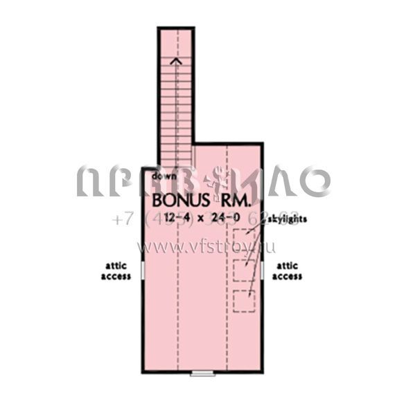 Проект одноэтажного дома с гаражом на две машины в стиле Ранчо S5-189 (2865-00246)