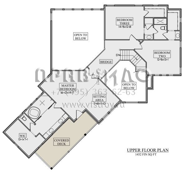 Проект двухэтажного дома с гаражом на три и более машин в американском стиле S5-339 (5631-00141)
