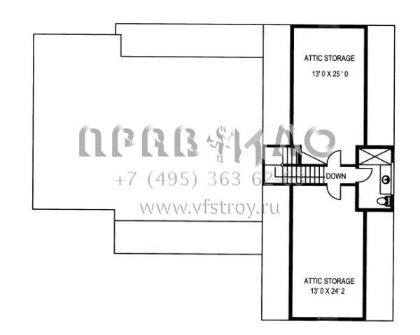 Проект двухэтажного дома с гаражом на две машины в скандинавском стиле S5-264 (039-00516)