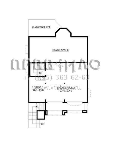 Проект двухэтажного дома с гаражом на две машины в скандинавском стиле S5-278 (341-00095)