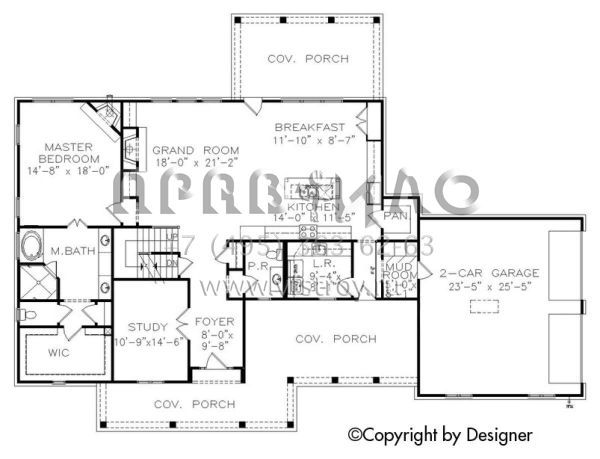 Проект двухэтажного дома с гаражом на две машины в современном стиле S5-252 (699-00091)