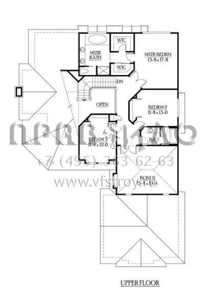 Проект двухэтажного дома с гаражом на три и более машин в скандинавском стиле S5-288 (341-00105)