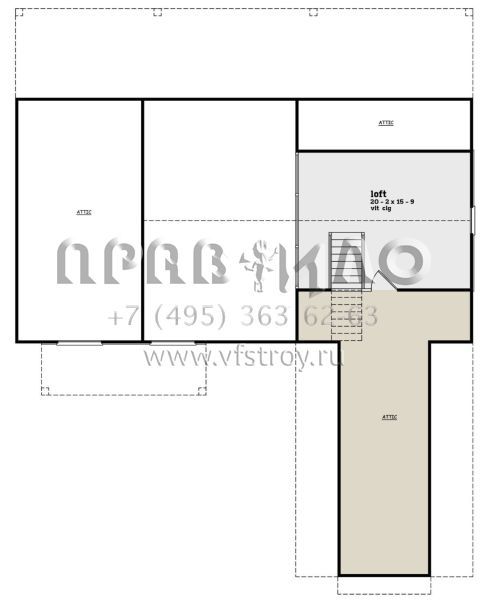 Проект двухэтажного дома с гаражом на две машины в современном стиле S5-176 (7174-00015)